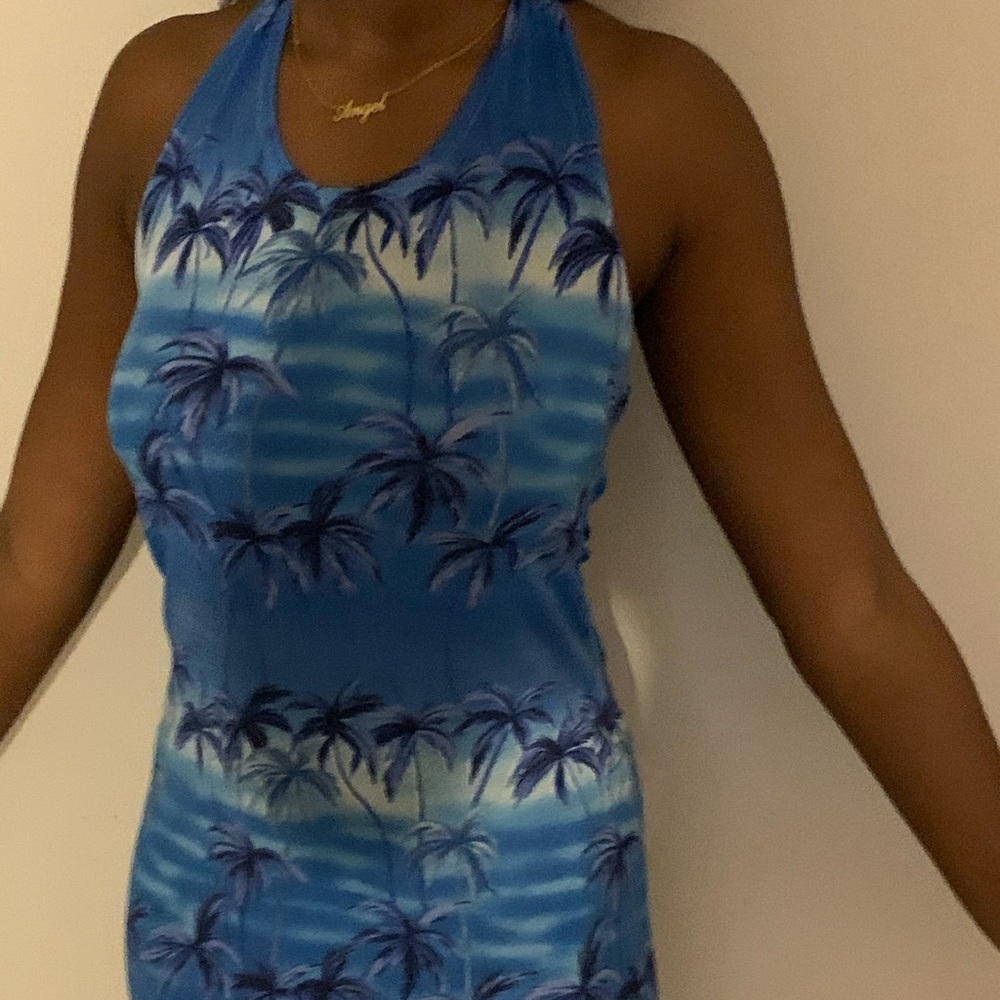 Halter Hawaiian dress